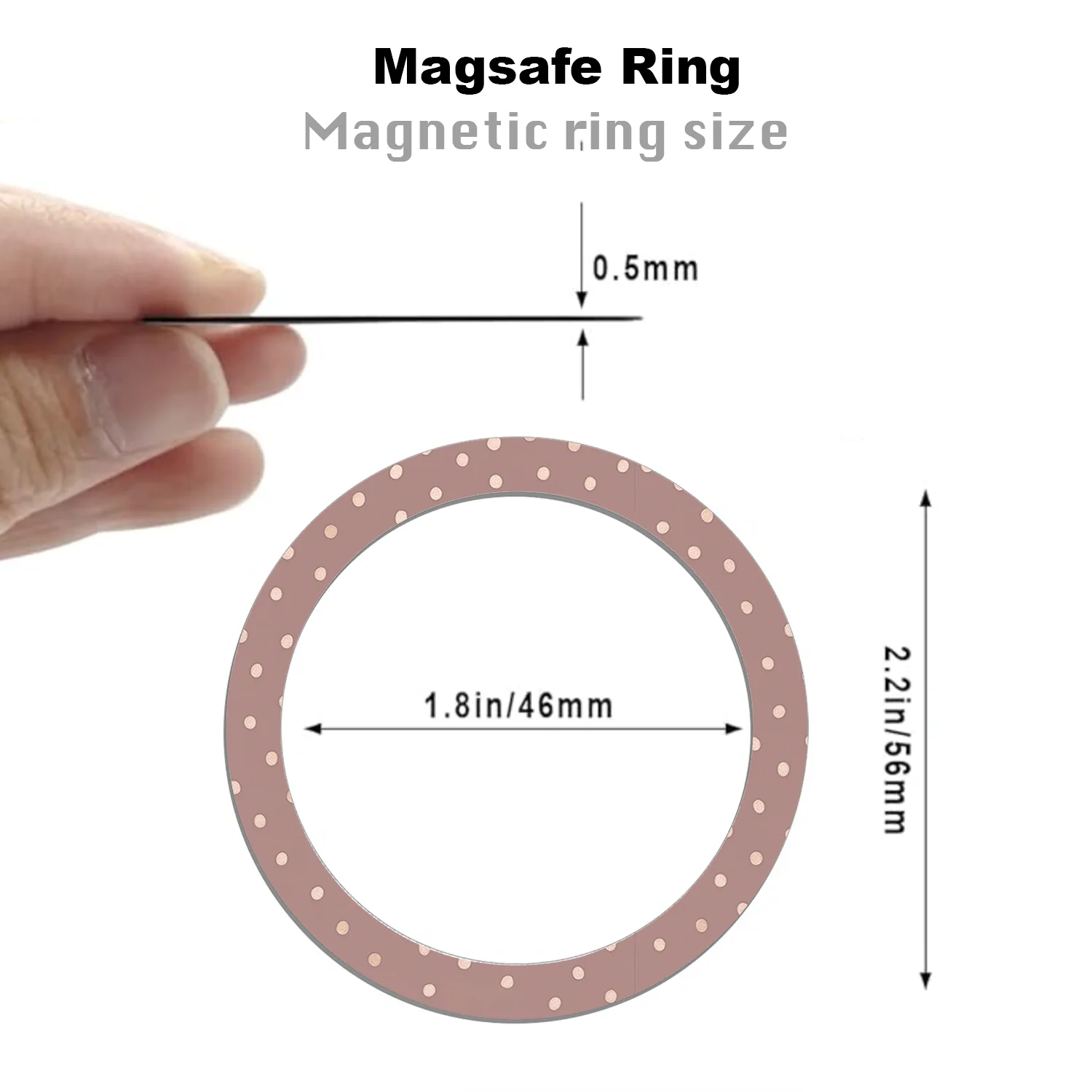Dotted Blush | Magnetic Ring - Image 4