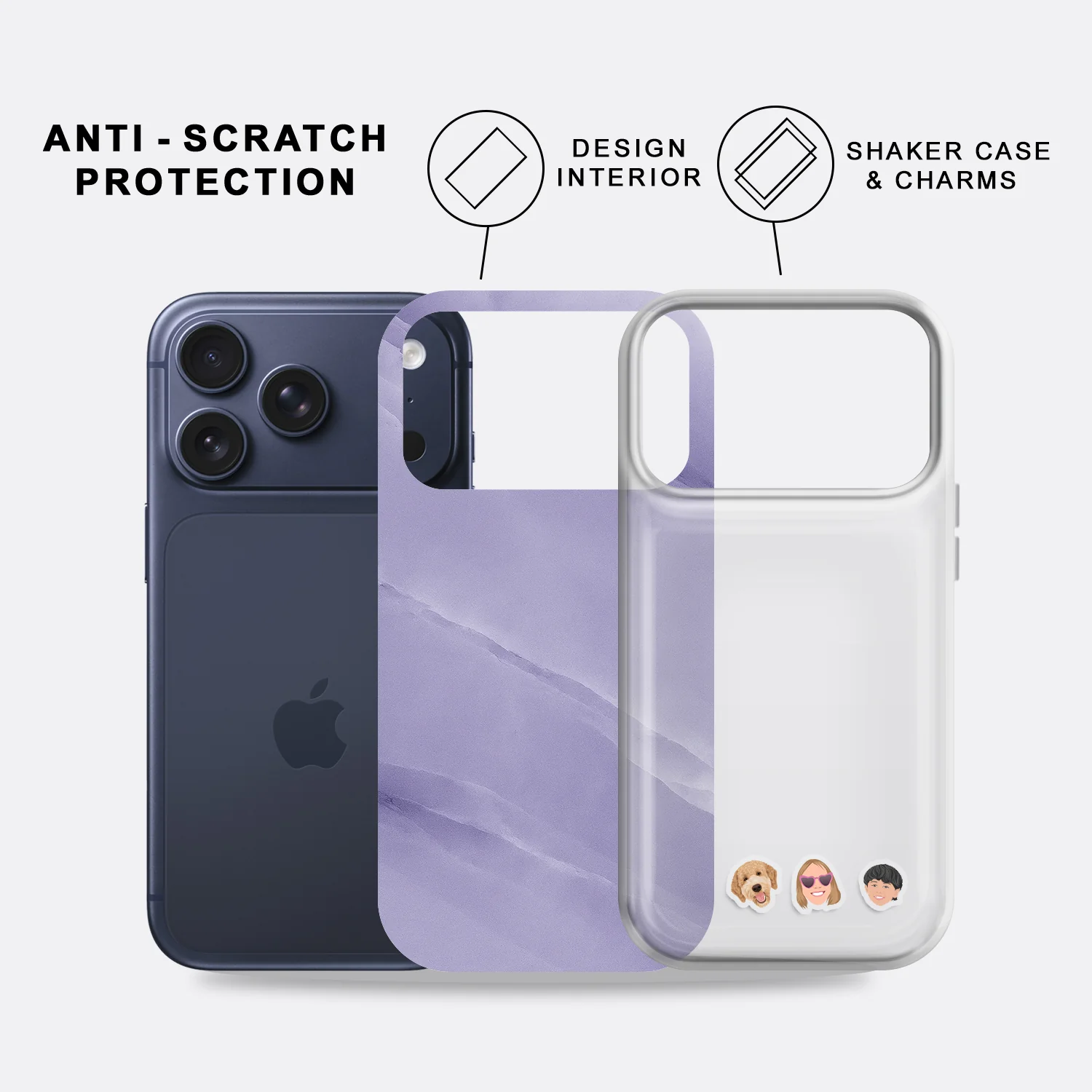 Shaker Case™ 💧 with Amethyst Drift Case Design - Image 2