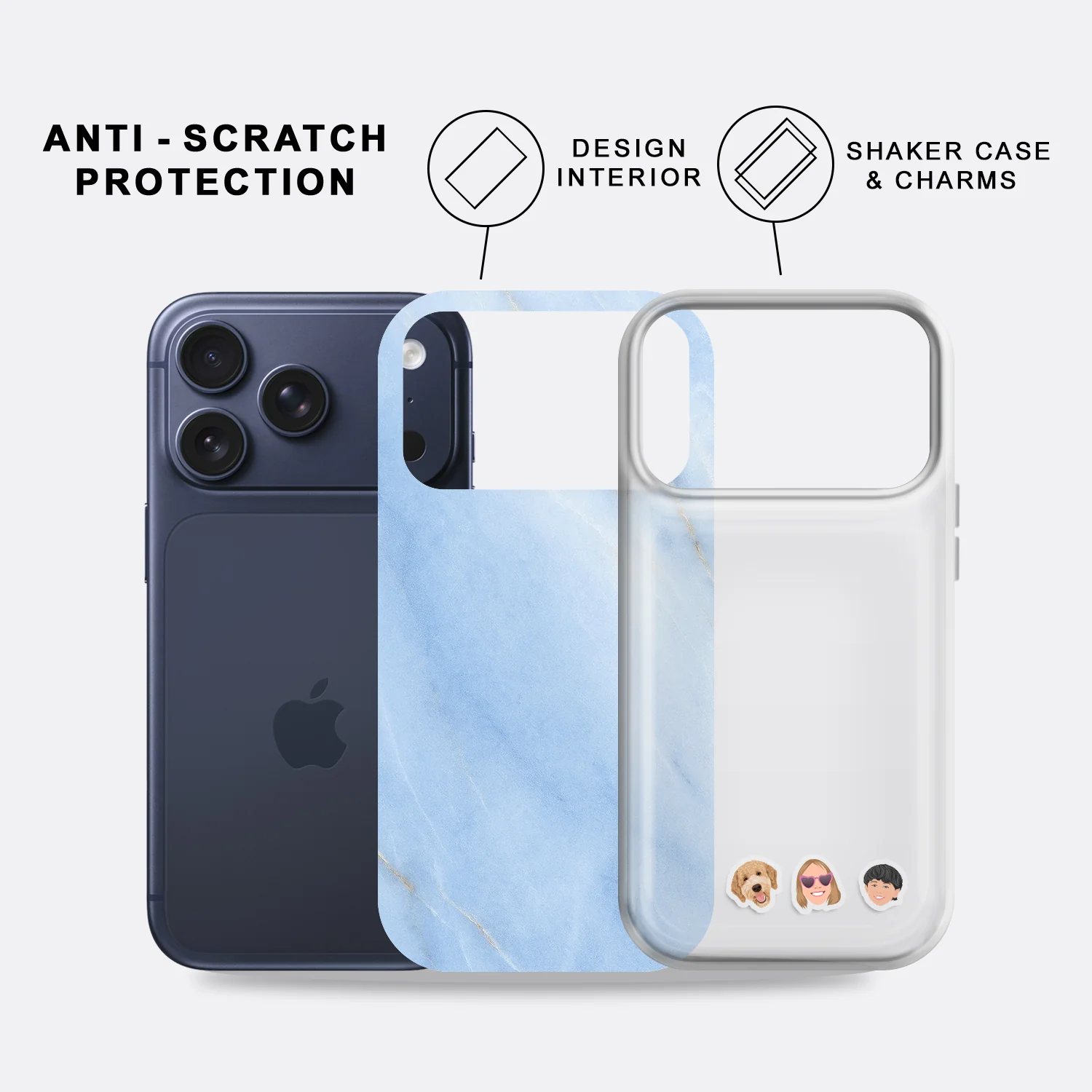Shaker Case™ 💧 with Marble Sky Case Design - Image 2