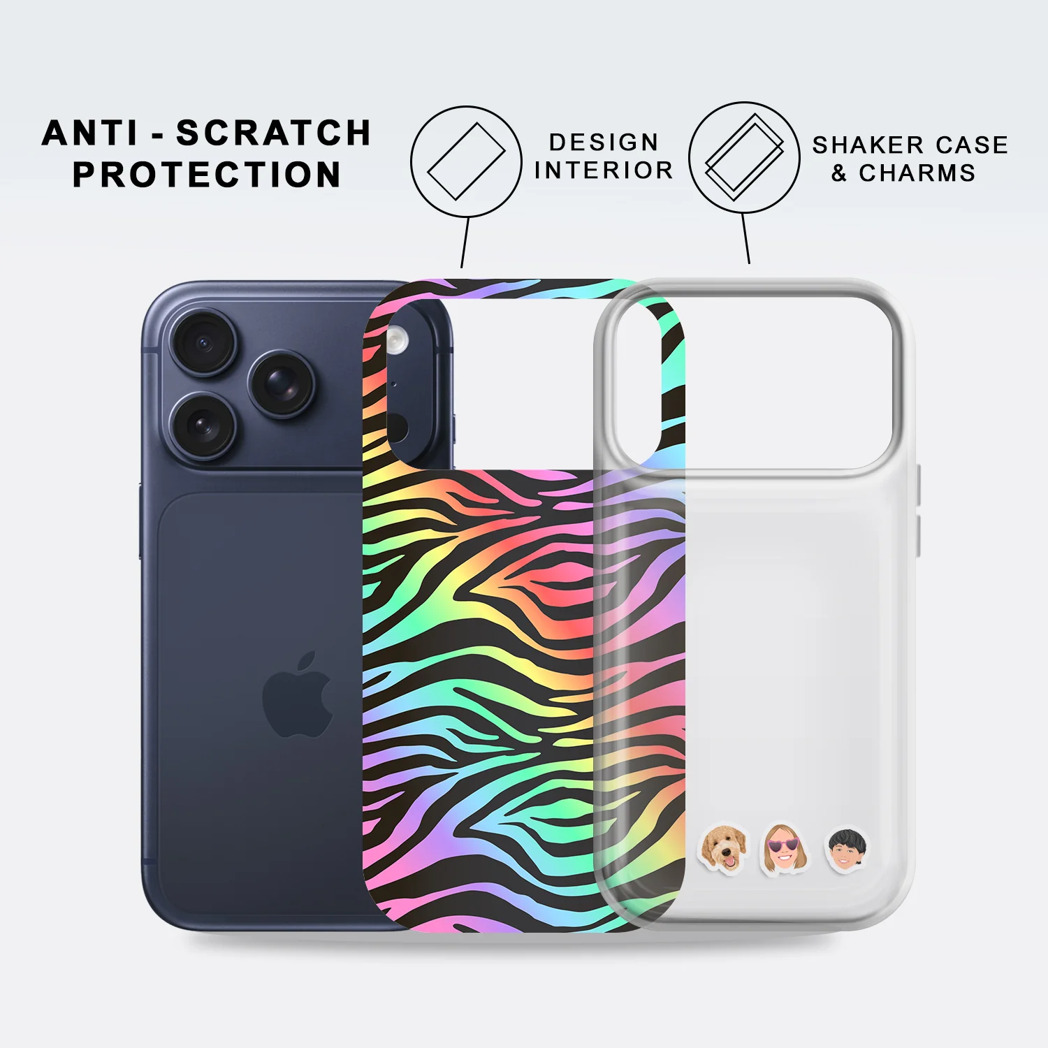 Shaker Case™ with 80s Zebra Case Design - Image 2