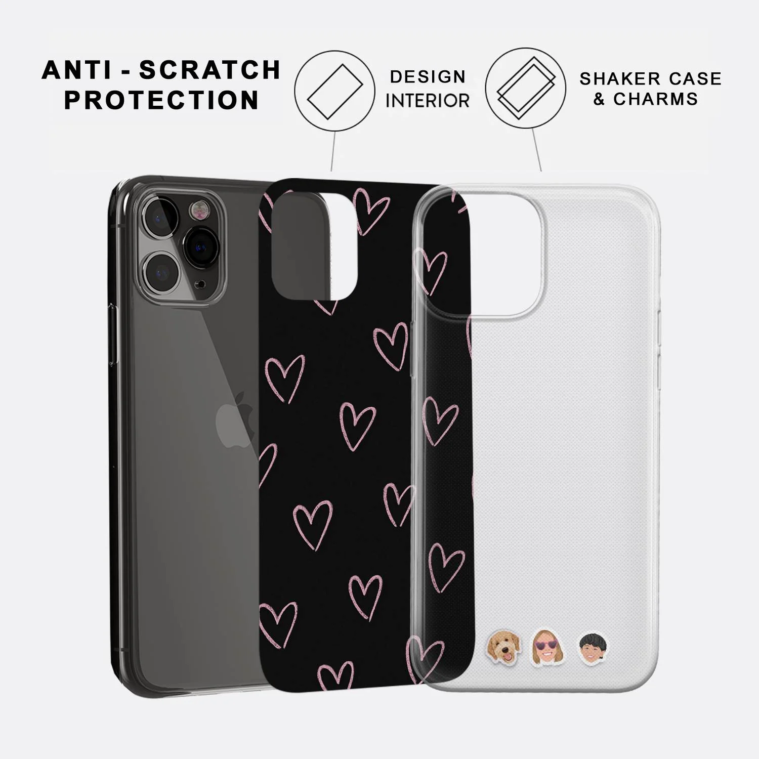 Shaker Case™ with Doodle Love Case Design - Image 8