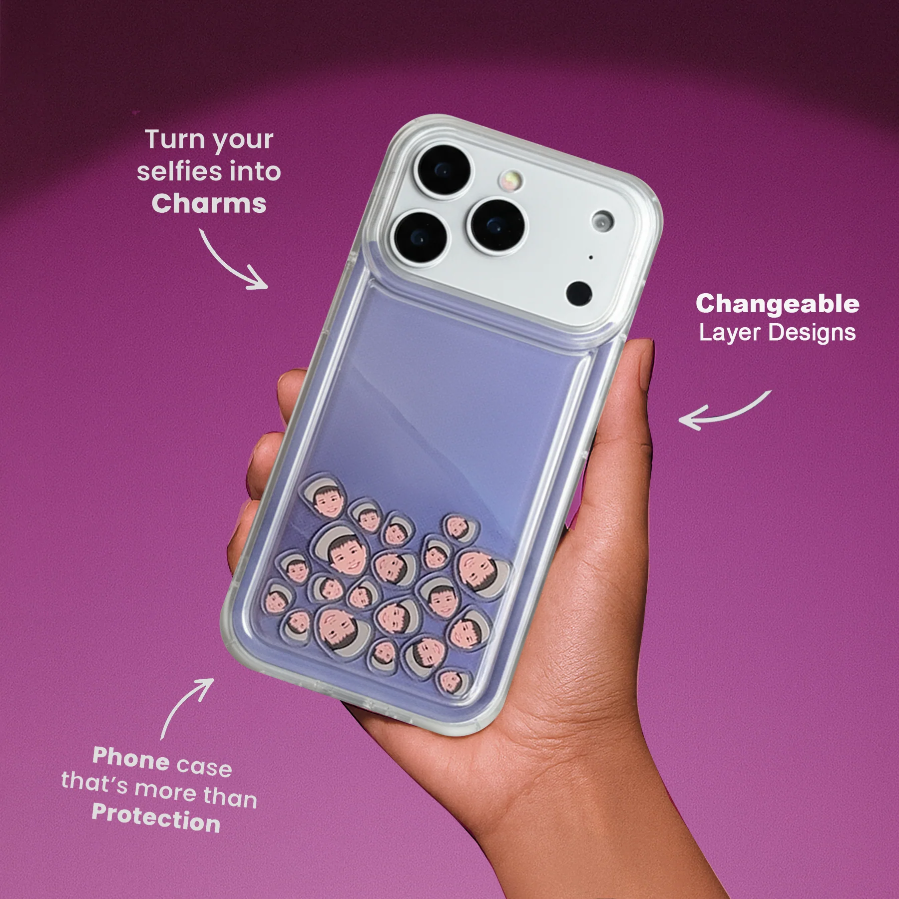 Shaker Case™ with Lilac Lullaby Case Design