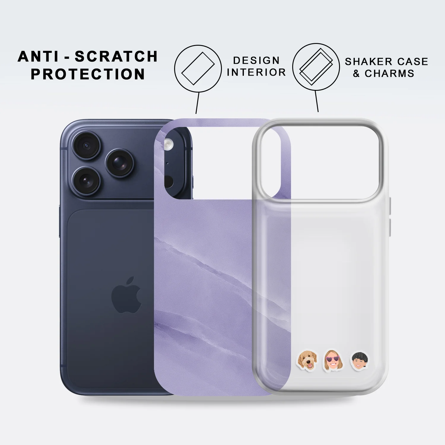 Shaker Case™ with Lilac Lullaby Case Design - Image 2