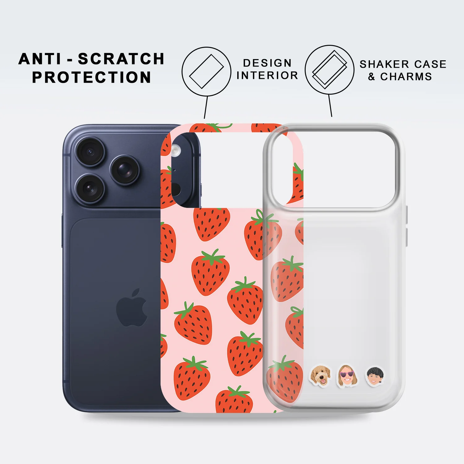 Shaker Case™ with Strawberry Dreams Case Design - Image 2